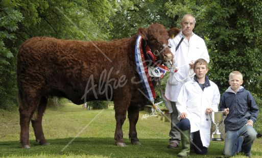 Saler Champion, CarrickView Dragonne exhibited by George McCall (Snr) 